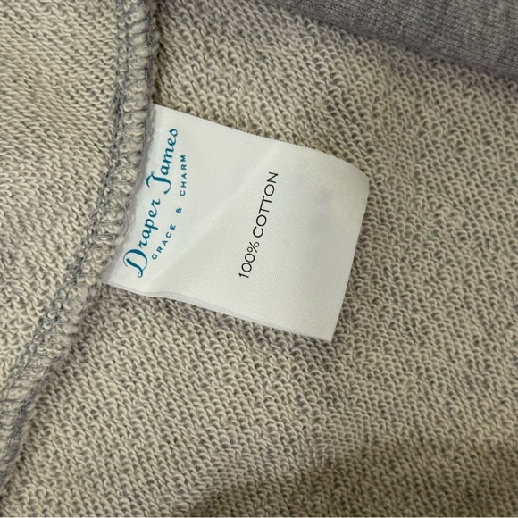 Draper James Shawl Collar Sweatshirt Cardigan Jacket Size XL - Picture 5 of 6